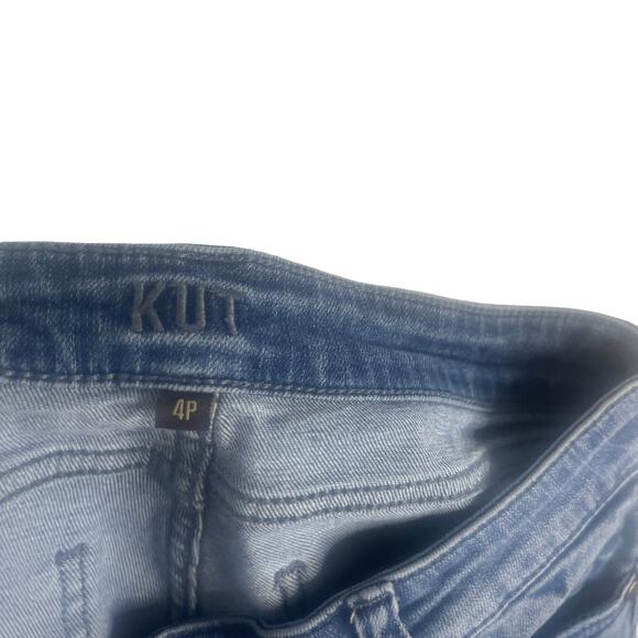 Kut From Kloth Women's Size 4p Medium Wash Mid Rise Capri Jeans - Picture 6 of 10